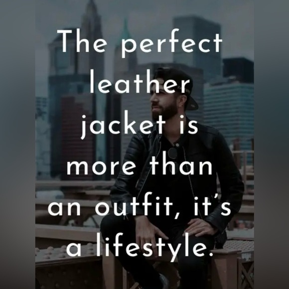 INC International Concepts Black Leather Jacket - Picture 13 of 16